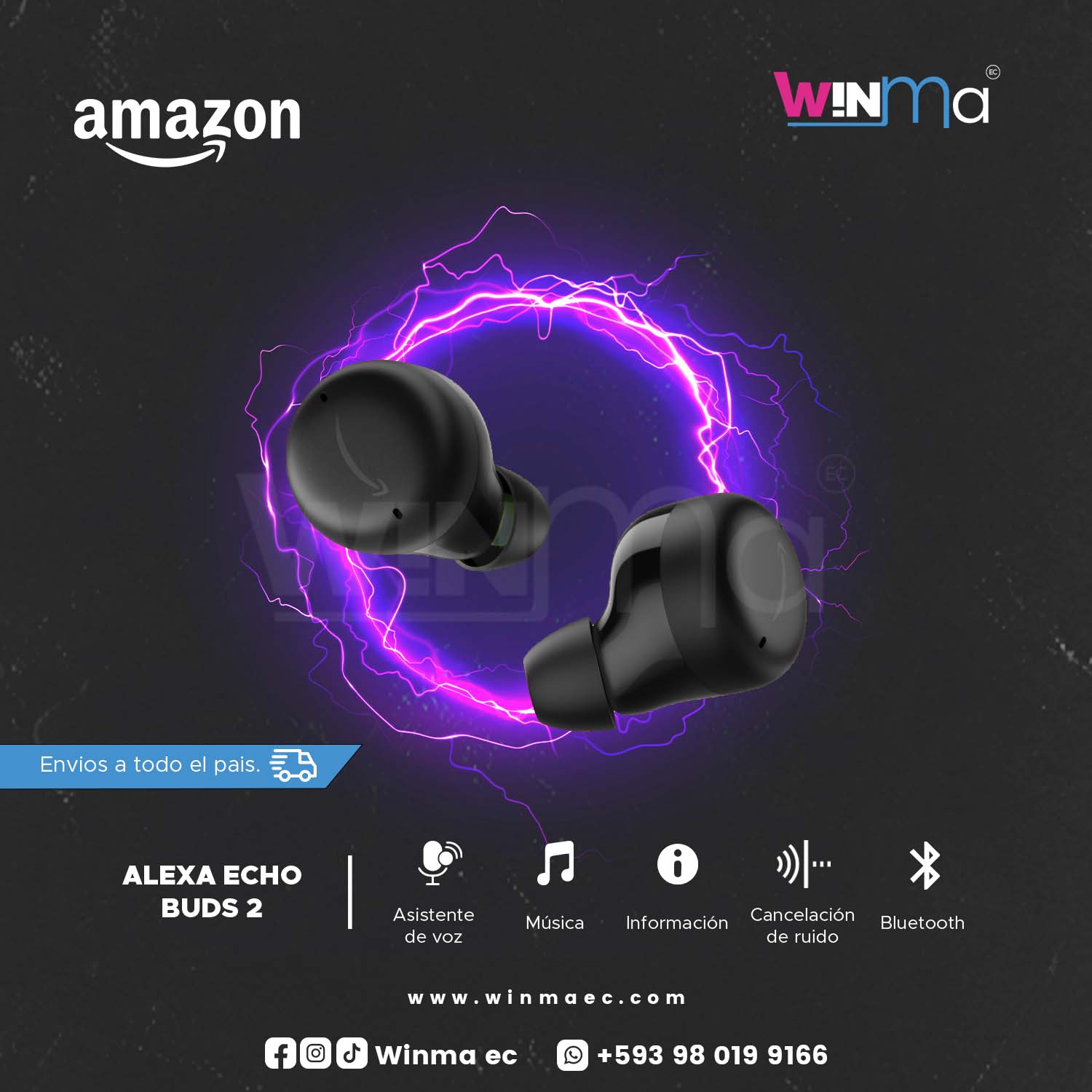 Amazon Echo Buds 2da Gen + 🎁 - Imagen 2